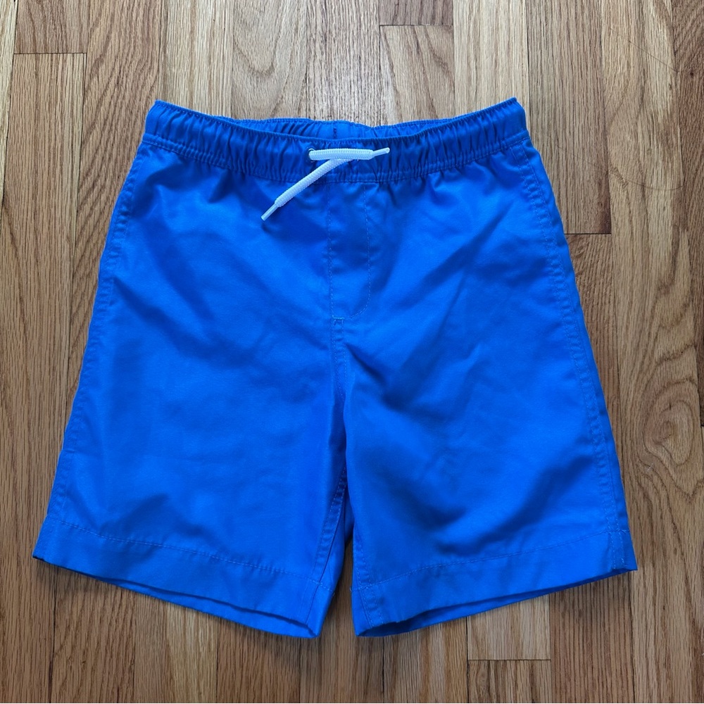 Lands' End Blue Swim Trunk Shorts size small